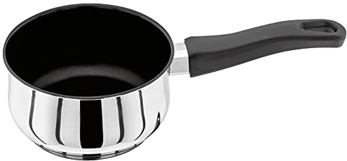 Judge Vista J201A Stainless Steel Non-Stick Milk Pan 14cm 900ml, Induction Ready, Oven Safe, 25 Year