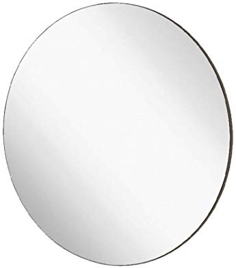 Marketing Holders 15” Round Acrylic Mirror Sheet Tiles Centerpiece Table Top Cover Kids Vanity Gyms DIY Crafts Boats RV Campers Lightweight Durable Ideal for Home Architectural Design