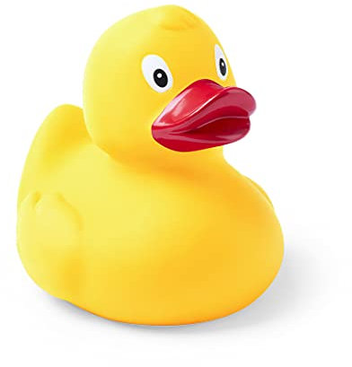 Patito de Goma baño. Patitos de Goma. Patito Coche. Resistentes al Agua y la Suciedad, Ideales para el baño del bebé, A Partir de 6 Meses. Certificado UE. (Patito Amarillo)