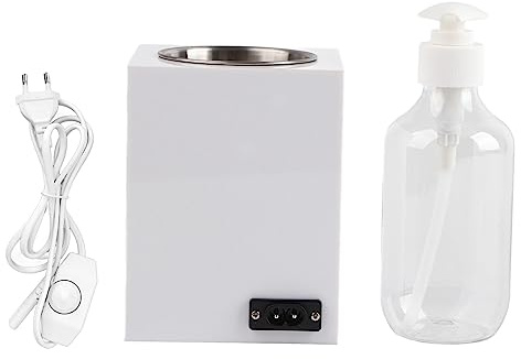 CCYLEZ MassageöLwäRmer FüR die Professionelle Spa-Massage, MassageöL-FlaschenwäRmer, mit Innenfutter aus Aluminiumlegierung, Verstellbare LotionwäRmerflasche FüR den Friseursalon