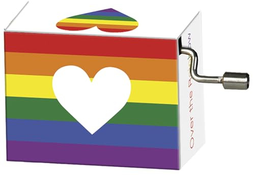 Fridolin Spieluhr/Music Box, Melodie: Over the rainbow, Motiv: Regenbogen mit Herz