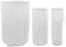 UMCHU 3 Pezzi 200 mesh Tessuto Filtrante in Nylon,Panno filtrante a Maglia fine,per Latte di Noci, Succo di Frutta, Latte di Soia, Caffè, Succo di Verdura(3 dimensioni)