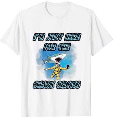 Tauchen mit Haien Haitauchen Haitaucher shark diving T-Shirt