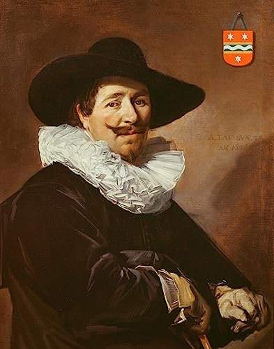 RZHRHJES Leinwand Druck Wand Vintage Leinwand Wandkunst Leinwand Wandkunst Poster Andries Van Der Horn von Frans Hals Wandkunst Dekorative für Wanddekoration 60x90cm