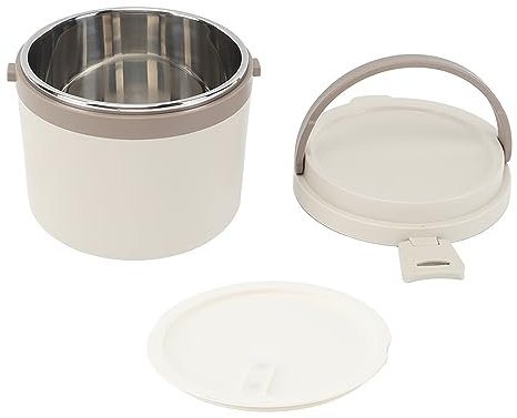 Nikou Lonchera aislante de acero inoxidable 304, contenedor portátil a prueba de fugas para oficina y escuela, 1200 ml, caja bento con función de aislamiento