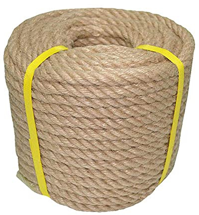LRFNKCT Corda, spago, Corda di Iuta Naturale, Corda di Canapa Intrecciata, Corda di sisal Intrecciata Solida Multifunzionale, for Nautica/paesaggistica/ringhiere/amache/Decorazioni for la casa(2mm)