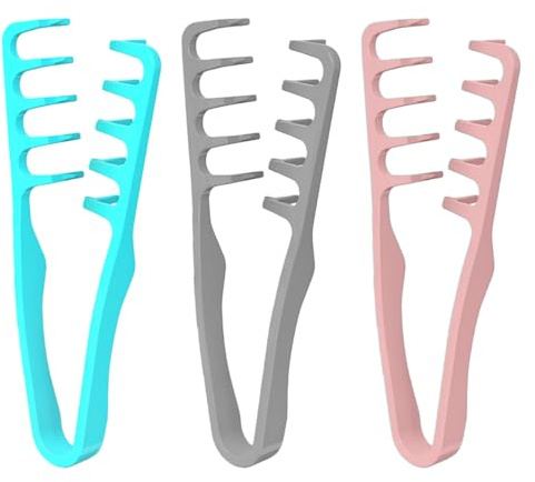 3 pettini volumizzanti per capelli ricci, strumento volumizzante volumizzante per capelli ricci, strumento volumizzante per radici, pettine testurizzante, spazzola per acconciatura, accessorio per la