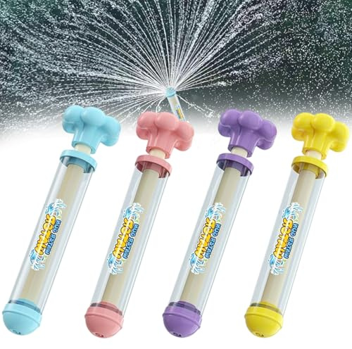 4pcs Romantisches Feuerwerk Wasserpistole, Feuerwerk Wasserspritzpistole, Feuerwerks Wasserpistole Spielzeug, Romantisches Wasserspritze für Paare, Firework Wasserspritze für Outdoor Pool Party Strand