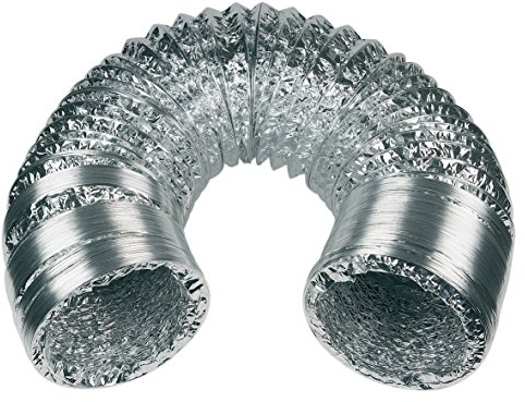 VIOKS 10m Abluftschlauch 125mm Alu Flexrohr für 125erR Luftführungssysteme - Abluftschlauch Klimagerät 10m / Trockner Schlauch/Abluftrohr Dunstabzugshaube/Klima Rohr/Luftschlauch Klimaanlage