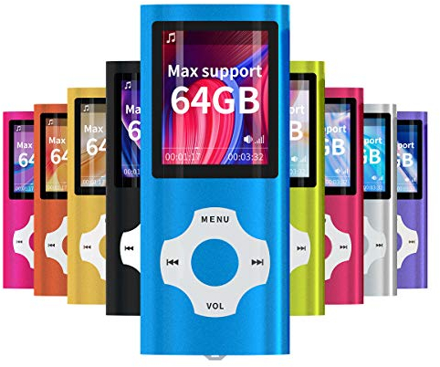 Mymahdi MP3 / MP4 beweglicher Spieler, dunkelblau mit 1.8 Zoll LCD-Schirm und Memory Einbauschlitz, maximale Unterstützung 128GB Memory TF Karte