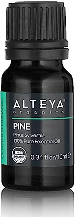 Alteya Bio Kiefernöl (Pinus sylvestris) 10 ml - 100% USDA-zertifiziertes reines natürliches ätherisches Kiefernöl