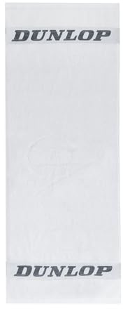 DUNLOP ASCIUGAMANO, Bianco/Nero