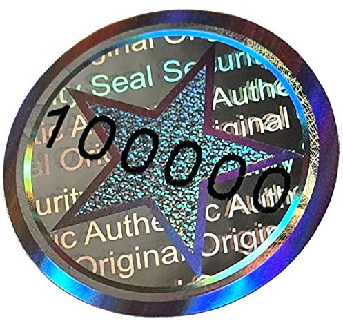 1320 Stk - 3D Hologramm-Siegel 20mm silber glänzend - Siegelaufkleber | Sicherheitssiegel manipulationssicher, Sicherheitsetiketten, Klebesiegel, Etikett selbstklebend, Siegeletiketten