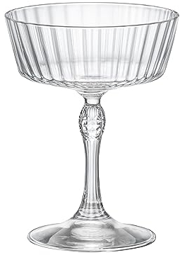 Set of 4 Fizz Glass Aperitif Glasses America' 20s 27.5 cl Bormioli