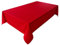 Hochwertige Tischdecke Tischwäsche aus 100% Baumwolle Kollektion Konzept, Farbe & Größe wählbar (Tischdecke - 40x40cm, Rot)