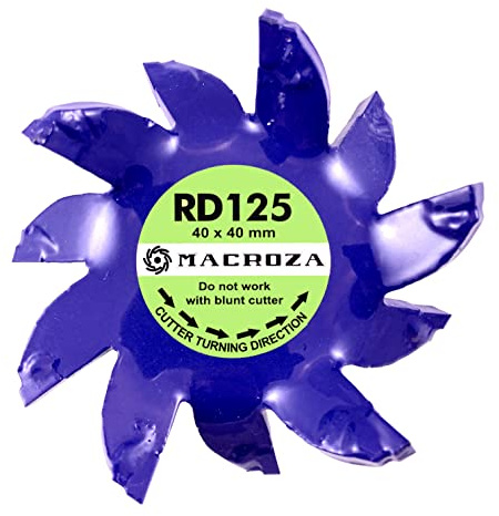 MACROZA Fresa RD125, 40mm x 40mm, para rozadora de pared MACROZA