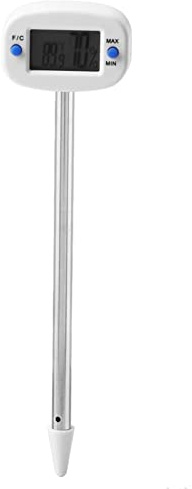 Boden-Hygrometer, eine Sonde und ein LCD-Display Design Bodenthermometer Feuchtigkeitsmesser Pflanzenwassermonitor Sensor Tester Reader für Gartenbau Landwirtschaft Indoor Outdoor Pflanzen