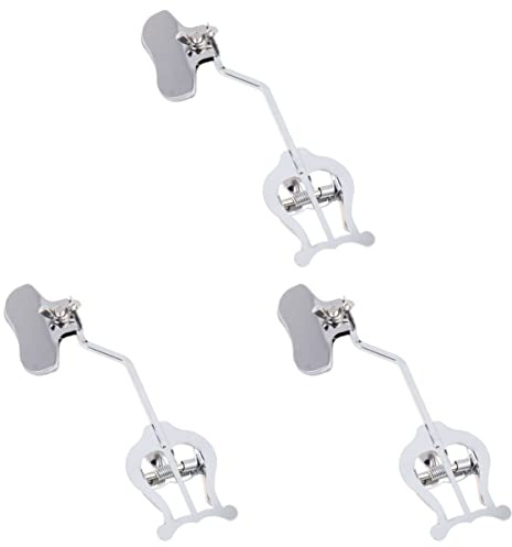 MILISTEN Marschgabel Posaune 3Pcs Trompete Marching Clamp- on Marching Bariton Clamp- on Hold Musik Clip St?nder Posaune Notenclip Lyra Clip Notenhalter