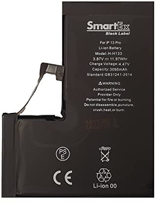 Smartex® Black Label Akku Batterie kompatibel mit iPhone 13 Pro - 3095 mAh | 2 Jahre Garantie