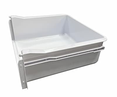 eRicambi® Cassetto Verdura per Frigorifero, Compatibile con Candy Hoover Zerowatt, Dimensioni: 393x392x169 (mm), Colore Bianco, Modelli Compatibili: CKBBS1001 ZEBBS100 CELC177