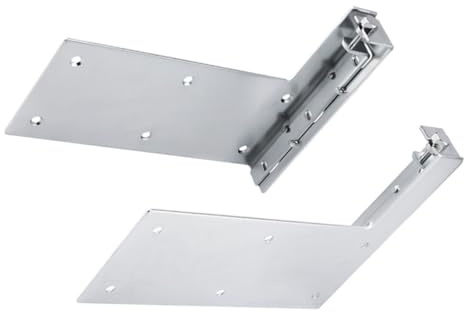 Angoily 1paire Support De Rangement Suspendu Fixation Robuste Pour Armoires De Salle De Bain Cuisine Et Tv Capacité De Charge Élevée Et