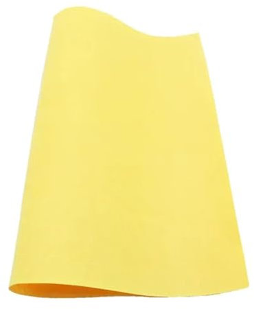 Filz Gewebe 1 m Filzstoff for Selbermachen, Basteln, Filzgirlande, Blumen, Heimdekoration, Nähen, Aufbewahrung, Spielzeug, Geschenke, Wollfilz, handgefertigter Filz ( Color : Yellow , Size : 1 mm thic
