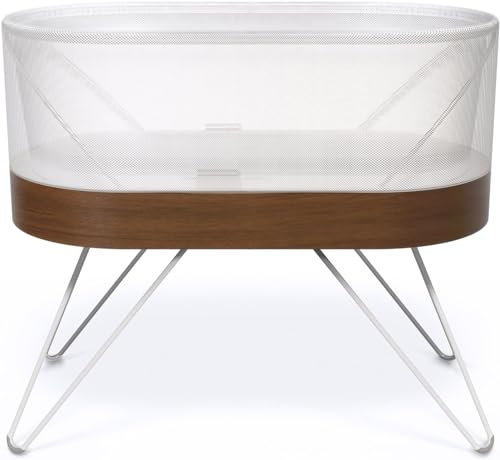 SNOO Smart Sleeper Baby Cot - Bedside Crib with Automatic Rocking Motions and Soothing White Noise - Ideal for Newborn Babies to 6 Months - Natural Sleep Training