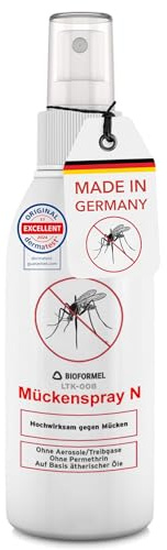 BIODELTA Mückenspray 200 ml - Mückenschutz für die Haut | Langanhaltender Mückenschutz mit Sofort- und Langzeitwirkung - ohne DEET und Icaridin - DERMA-TEST zertifiziert