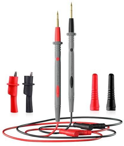 Multimètre Numérique Universel, Câbles de Test 1000V 10A, kit de Pointes de Mesure pour Multimètre pour Mesures Électriques dans les Domaines Industriel, Commercial et Domestique