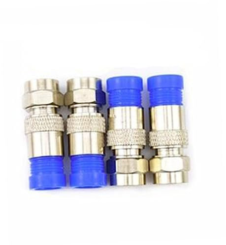 OSALADI 10 Piezas Crimpadora De Cable Coaxial Kit De Crimpadora De Cable Coaxial Para Herramienta De Compresión Pelacables Con Conectores De Compresión