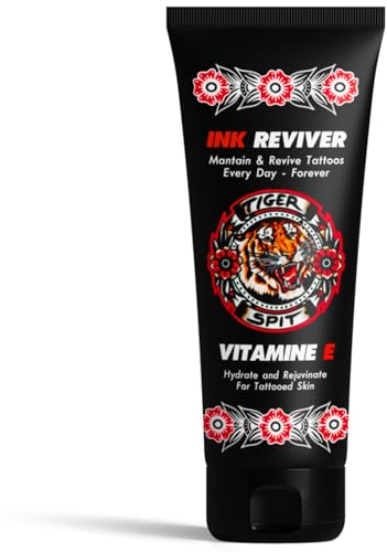 Tiger Spit Tattoo Aftercare 5oz Tattoo Cream, Heals + Protects New Tattoos and Rejuvenates Older Tattoos - 100% Safe & Clean Tattoo Aftercare Balm