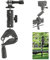 CAPART 360 Action Camera Bike Mount Handlebar Mount, for DJI OSMO Action 3 4 5 Pro Pocket 3 2 GoPro Max Hero 13 12 11 10 9 8 Insta360 X3 X4 Ace Pro, Ball Joint 360° Rotatable Quick Release Crab Clamp