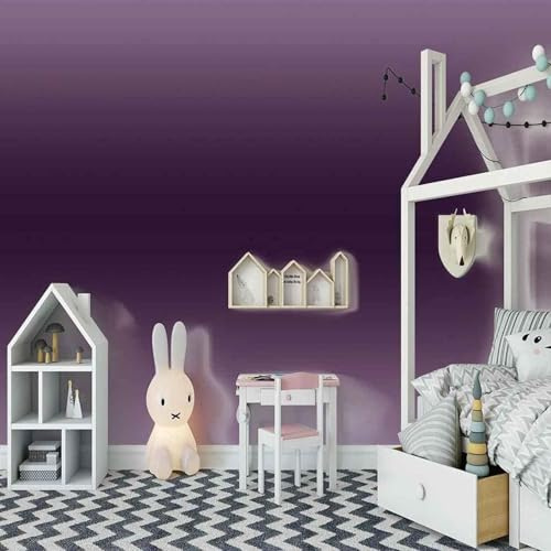 XLMING Personnalité De L'Art Créatif Simple Violet 3D Papier Peint Luxe Décoration Manger Adulte Intérieure Salon Canapé Chambre Fond TV Mur-150cm×105cm
