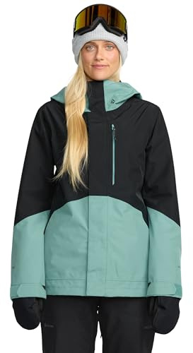 Volcom V.co Aris - Chaqueta de snowboard aislante Gore-tex para mujer, impermeable, 2 capas