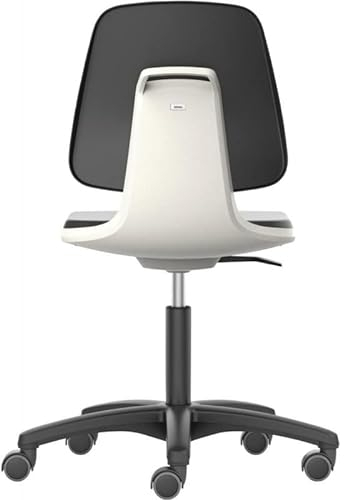 Interstuhl bimos Arbeitsdrehstuhl Labsit m.Rl.Sitzschale Weiss Integralschaum schwarz 450-650mm