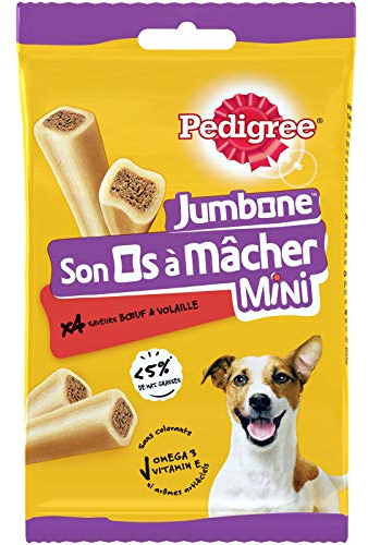 Pedigree Son Os à Mâcher Jumbone Récompenses pour Petit Chien 4X (Pack de 8)