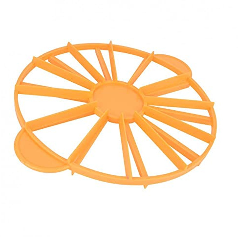 Oulensy 1pc Solid Food Grade Plastic Cake Pie Portion Marker Round Shape 10/12 Pcs Cake Cutter Slicer Divider Tool Party Supplies