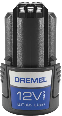 Dremel 12V3 Batteria di ricambio agli ioni di litio (batteria 12V 3Ah - accessorio per l'utensile multifunzione Dremel 8260)