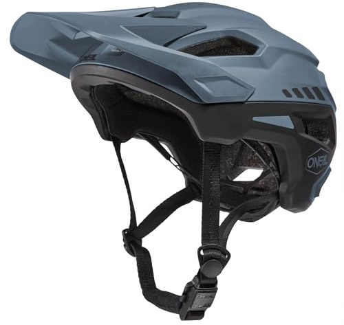 O'NEAL | Mountainbike-Helm | MTB All-Mountain | Verschmolzene innere EPS & Außenschale für bessere Langlebigkeit | TRAILFINDER Helmet Split | Erwachsene | Grau/Schwarz | S/M (54-58 cm)