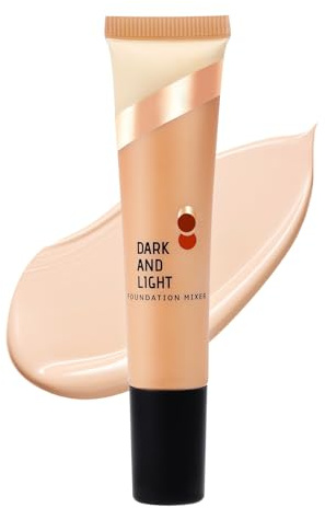 KISSIO Foundation Mixer,Foundation Mixing Pigment,Color Corrector,Foundations Adjusting Drops for Dark Foundations,Smooth and Easy to Use,Blends Easily With Liquid Base,1.06 oz,01# cream