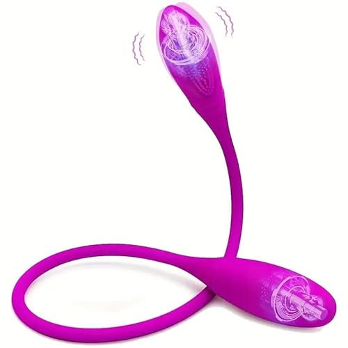 PQKuss Doppelkopf Vibrator mit 7 Vibrationsmodi Vibratoren für Sie Klitoris G-Punkt Stimulation Paarvibrator Partner Doppel Dildo Anal Vibratoren Sexspielzeug für Frauen Lesben und Paar