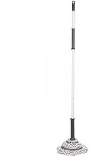 Avilia Escoba Twist Mop de Microfibra con Mango telescópico y Sistema de Centrifugado para Suelos Secos y sin Halos, Limpiar en Profundidad Superficies de casa, Cocina y baño