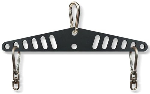 YEHEI Multi-Grip LAT Pull Down Bar for Home Gym Fitness Spreader Plate LAT Pulldown Attachments System Cable Machine Handle