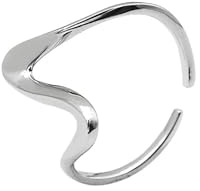 Hmzidz Anillo de Plata de Ley 925 Mujer,Anillo Ola,Anillos Abierto Ajustable,Sortijas de Plata Mujer Abiertas,Anillos de Compromiso,Anillos Amistad,Joyería Regalos