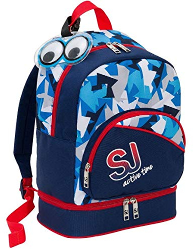 Borsa Zaino con vano Termico SJ Gang Lunch Backpack Rosa o Azzurra 25x35x14,5 cm -SJ Active Time Seven 2018