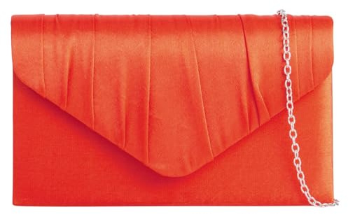fi9® Damen-Clutch-Handtasche, Satin, Party, Abschlussball, Braut, Abendveranstaltung, Handtasche