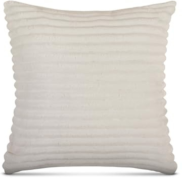 Bestlivings Kissenhülle 50x50cm (Creme) Cord Optik - Kuschelig weicher Bezug mit Reißverschluss - Kissen - Öko Tex - ideale Hülle für Sofakissen, Dekokissen