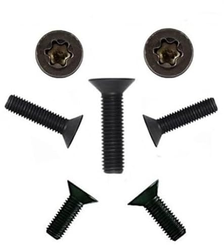 Senkkopfschrauben DIN 965 TORX Edelstahl SCHWARZ M 4 x 10 25 Stück