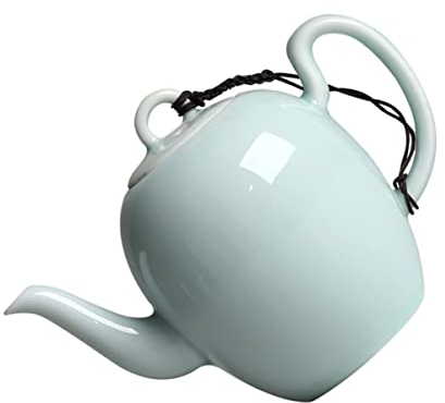LIFKOME Ceramic Teapot Kung Fu Tea Accessory Household Teapot Elegant for Teahouse Creative Filtering for Person