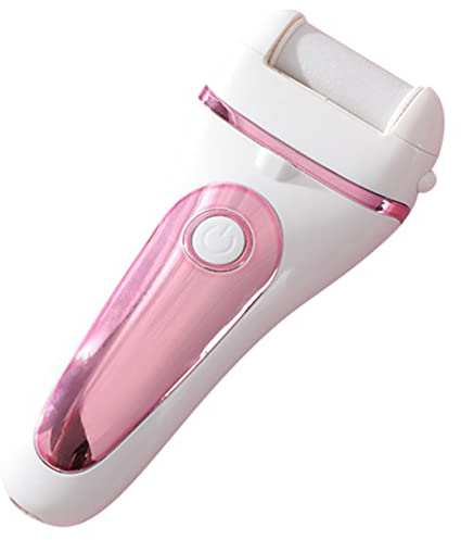 Leva Calli Piedi Elettrico Display Digitale Ricaricabile | Capacità 1200, Rosa, Abs e Quarzo, Uso a Secco e Bagnato Struttura